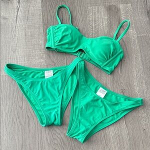 Wild Fable Vibrant Green Bikini Set